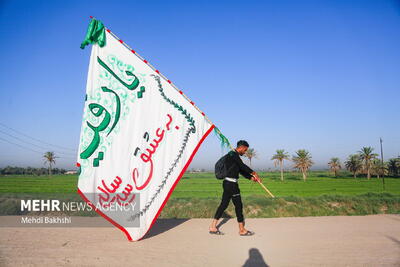 پیمودن مسیر عشق به امام حسین(ع) خستگی ندارد