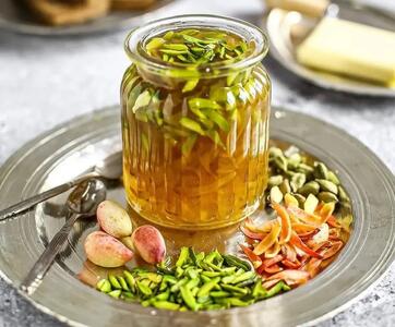 آموزش مربای پوست پسته ؛ حتی پوستشم دور نریز