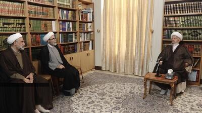 دیدار رئیس شورای هماهنگی تبلیغات اسلامی کشور با مراجع و علما در قم