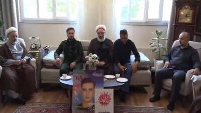دیدار با خانواده شهید اقتدار امیر محمد راد مهر در سراب