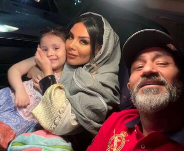 مهران غفوریان و دخترش