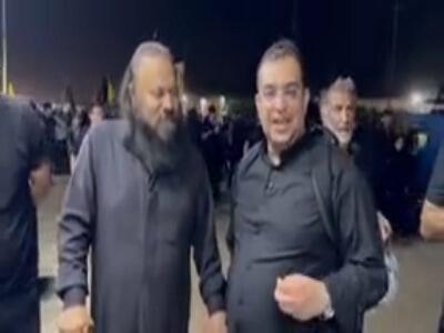 هنرمند برجسته هرمزگانی در پیاده‌روی اربعین