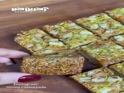 این کنجد بار مقوی بدون شکر درست میشه