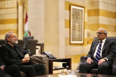 لاریجانی با نواف سلام، نخست‌وزیر لبنان دیدار و گفتگو کرد