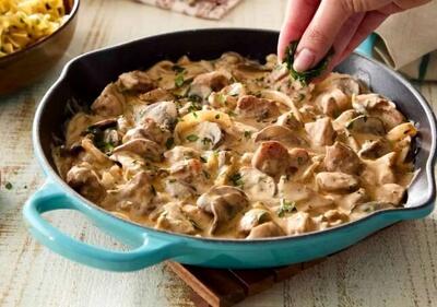 طرز تهیه خوراک مرغ روسی خوشمزه