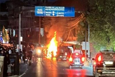 حمله پهپادی اسرائیل به یک خودرو در لبنان