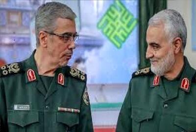 عکس کمتر دیده شده از سردار سلیمانی و سرلشکر باقری در دهه 60
