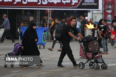 تردد روان زائران اربعین در مرز شلمچه