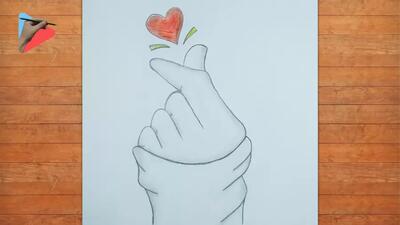 نقاشی دخترانه ساده و زیبا