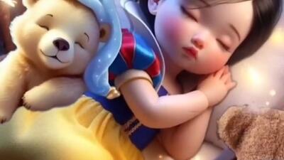 لالایی برای بچه ها با انیمیشن بخواب ناز مامان آروم