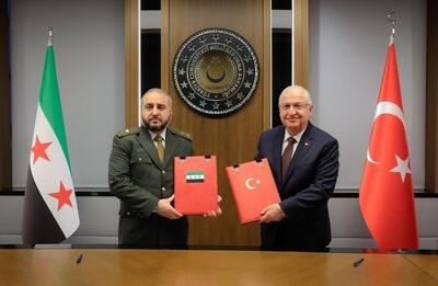 سوریه و ترکیه توافقنامه همکاری دفاعی امضا کردند