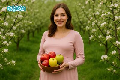 ۷ خاصیت خوردن سیب در بارداری + مضرات احتمالی و احتیاط های لازم