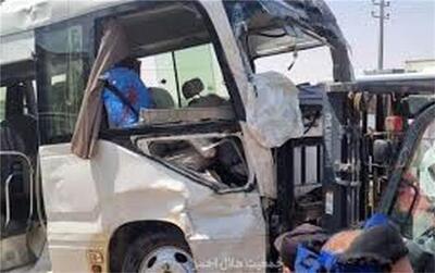 ۴ فوتی و ۵۷ مصدوم در تصادف اتوبوس زائران ایرانی