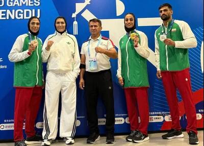 پایان کار ووشو: 4 مدال رنگارنگ در چنگدو