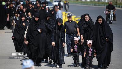 کاروان جاماندگان حسینی در بجنورد؛ پژواک دلدادگی اربعین