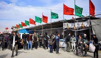 خدمات‌رسانی ۱۱۱ موکب در مسیر بازگشت زائران از مرز خسروی
