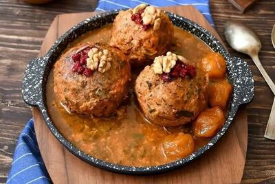 طرز تهیه کوفته آلو