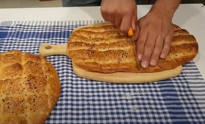 نحوه تهیه نان بربری خانگی با روش نانوایی / بربری خانگی فوری