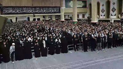 بیت‌ رهبری در روز اربعین میزبان دانشجویان عزادار بود +ویدیو