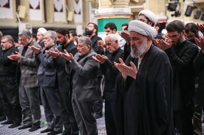حضور سرپرست دانشگاه آزاد در حسینیه امام خمینی