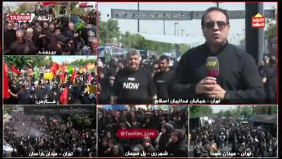قدم‌های عاشقی جاماندگان اربعین در تهران + فیلم