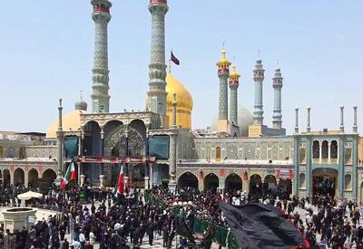 فیلم/ حضور دسته‌های عزاداری اربعین در حرم کریمه اهل‌بیت
