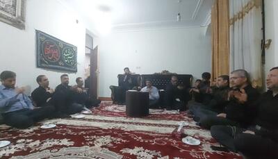 مجلس خانگی اربعین در آب‌پخش