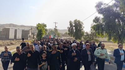 راهپیمایی جاماندگان اربعین در پلدختر