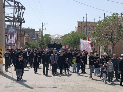 پیاده روی جاماندگان اربعین در تربت حیدریه