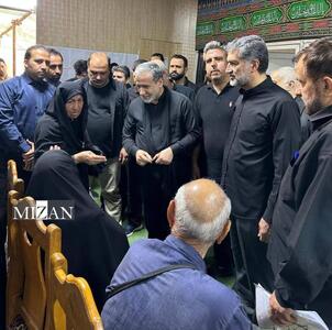 بازدید عراقچی از میز‌های خدمت سرکنسولگری و هلال احمر ایران در نجف اشرف