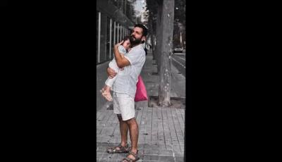 عباس غزالی در قاب پدرانه؛ تصویری عاشقانه از بازیگر «وضعیت سفید» و دخترش