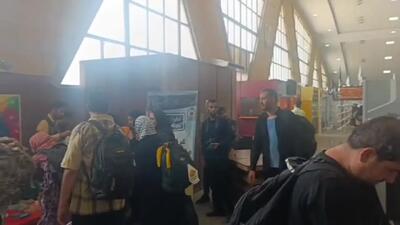 خدمات پلیس آبادان به زائران اربعین حسینی در مرز شلمچه