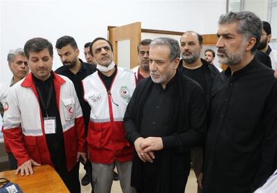 بازدید عراقچی از درمانگاه هلال‌احمر ایران در نجف - تسنیم