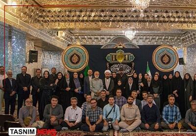 تجدید میثاق اصحاب رسانه فارس با حضرت احمدبن موسی الکاظم- فیلم فیلم استان تسنیم | Tasnim