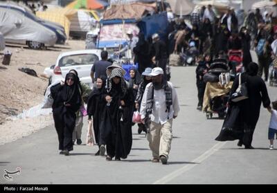 بازگشت زائران اربعین حسینی از مرز خسروی