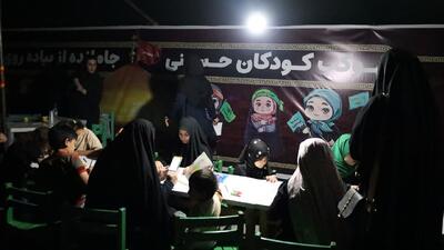 برپایی موکب‌ اربعین حسینی در تپه نورالشهدای شهرکرد + تصاویر