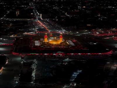 تصویر هوایی از بین‌الحرمین