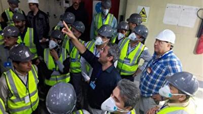 بازدید مسئولان وزارت بهداشت و دانشگاه علوم پزشکی کردستان از معدن طلای زرکوه قروه