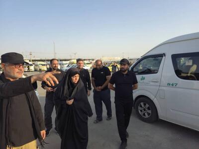 تقویت ناوگان تاکسیرانی تهران در مرز مهران همزمان با بازگشت زائران اربعین حسینی (ع)
