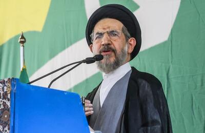 ابوترابی‌فرد، امام جمعه موقت تهران: در شرایط تعیین کننده امروز، دیپلماسی نباید عرصه بروز و ظهور اختلافات کم مایه سیاسی و مجادلات شود / هر کلامی که اقتدار ملی را مخدوش کند، بدون تردید حرام است