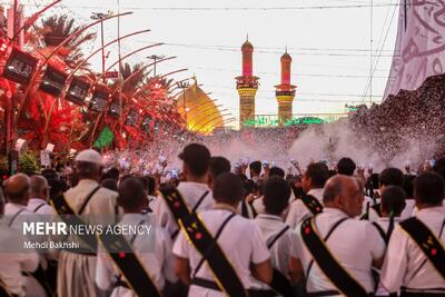 تصاویر: عزاداری قبیله «بنی‌عامر» در بین‌الحرمین