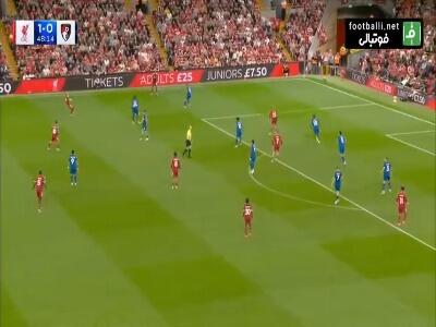 گل دوم لیورپول به بورنموث توسط کودی گاکپو؛ لیورپول 2 - 0 بورنموث