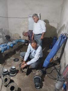 تجهیز چاه جدید در روستای بیلوار خوی در راستای توسعه پایدار شبکه آبرسانی روستایی