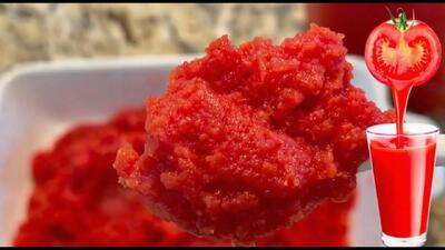طرز تهیه رب گوجه تخمیری پروبیوتیک بدون پخت