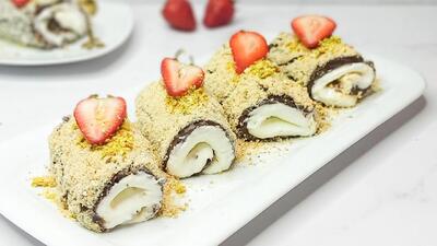 طرز تهیه دسر سارای سارما ترکی