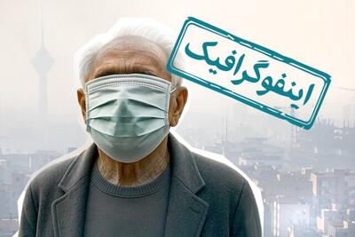 اینفوگرافیک/ آلودگی هوا در سال ۱۴۰۳ به چند نفر آسیب رساند؟