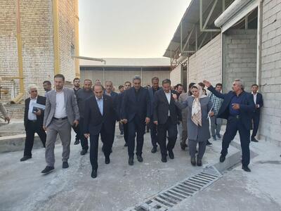 افتتاح واحد تولیدی نوسازی و بازسازی شده فرآوری سنگ تزئینی در ارومیه