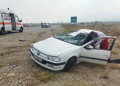 خروج مرگبار پژو پارس در محور بام