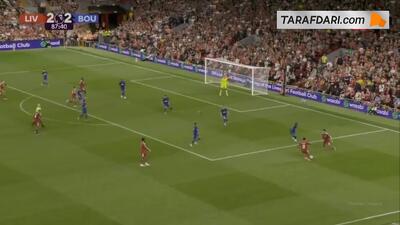 گل فدریکو کیه زا به بورنموث (لیورپول 3-2 بورنموث) - پارس فوتبال