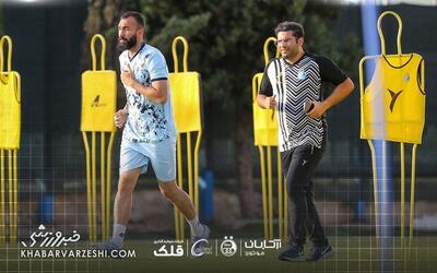 روزبه چشمی در تمرین همه را متعجب کرد؛ فقط به خاطر تراکتور +عکس - پارس فوتبال